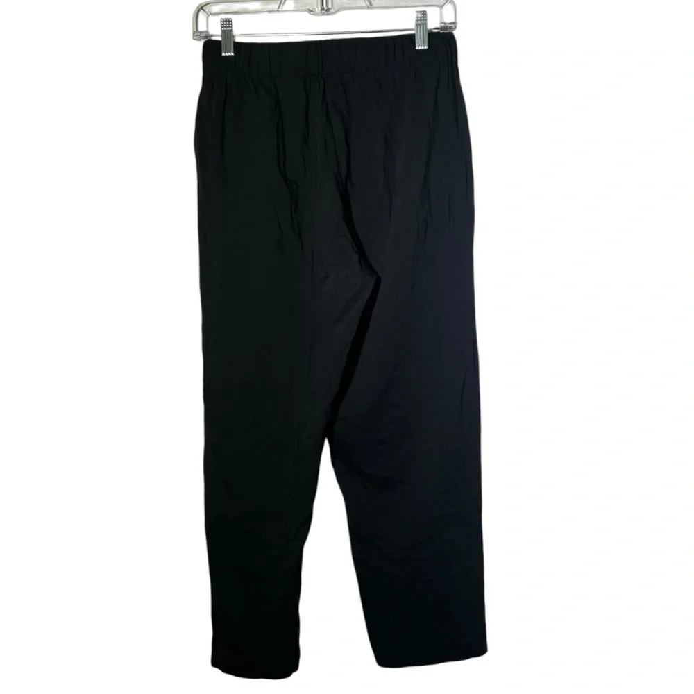 Babaton Day Errol Black Linen Blend Pants Small